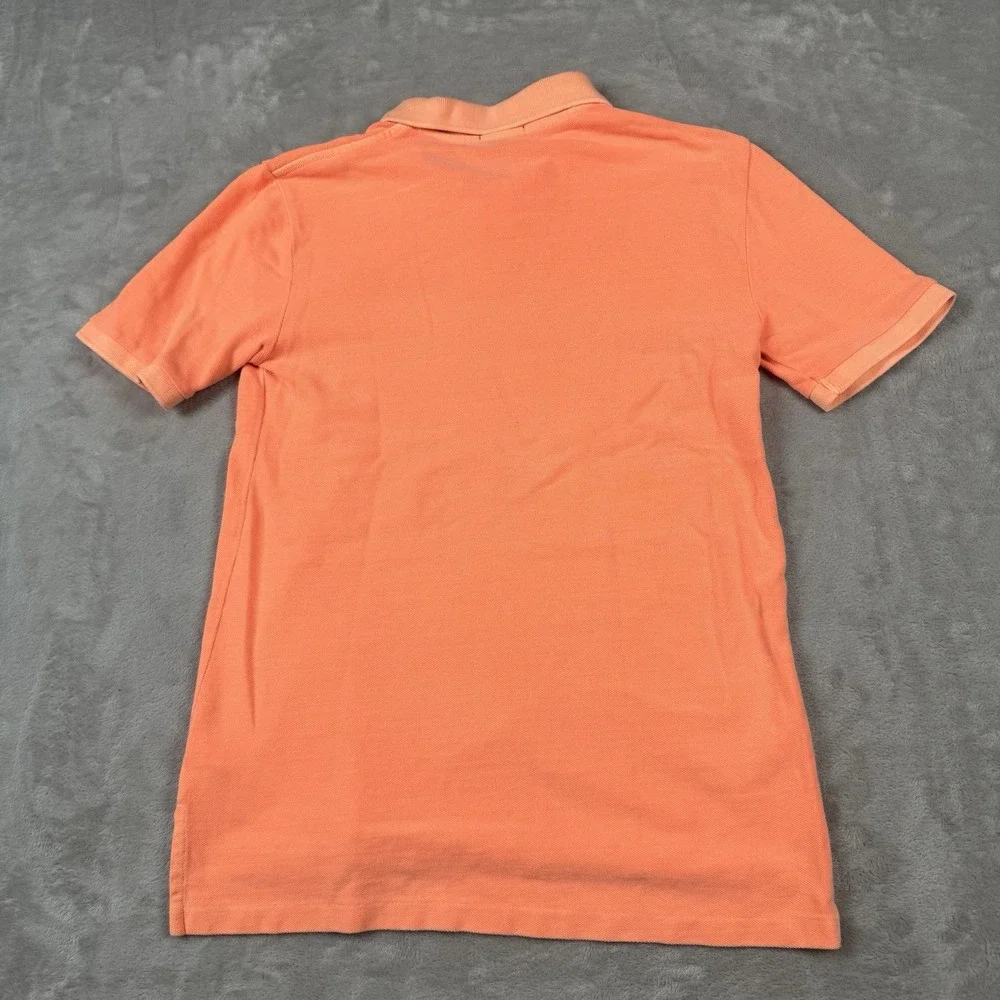Polo Ralph Lauren Polo Shirt Youth Large 14-16 Orange Short Sleeve Cotton Casual - Picture 7 of 7